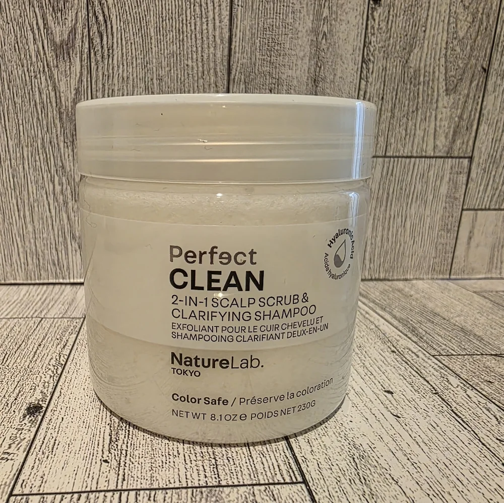 Perfect CLEAN 2-in-1 Scalp Scrub & Clarifying Shampoo - White